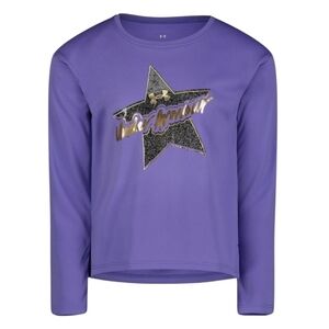 Under Armour Star Long Sleeve t-shirt Purple 4T